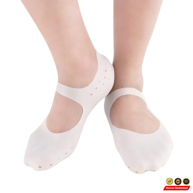 Soumit Kaus Kaki Sepatu Shock Absorb Silicone Gel Anti Slip 2PCS [MRH2] - Image 9