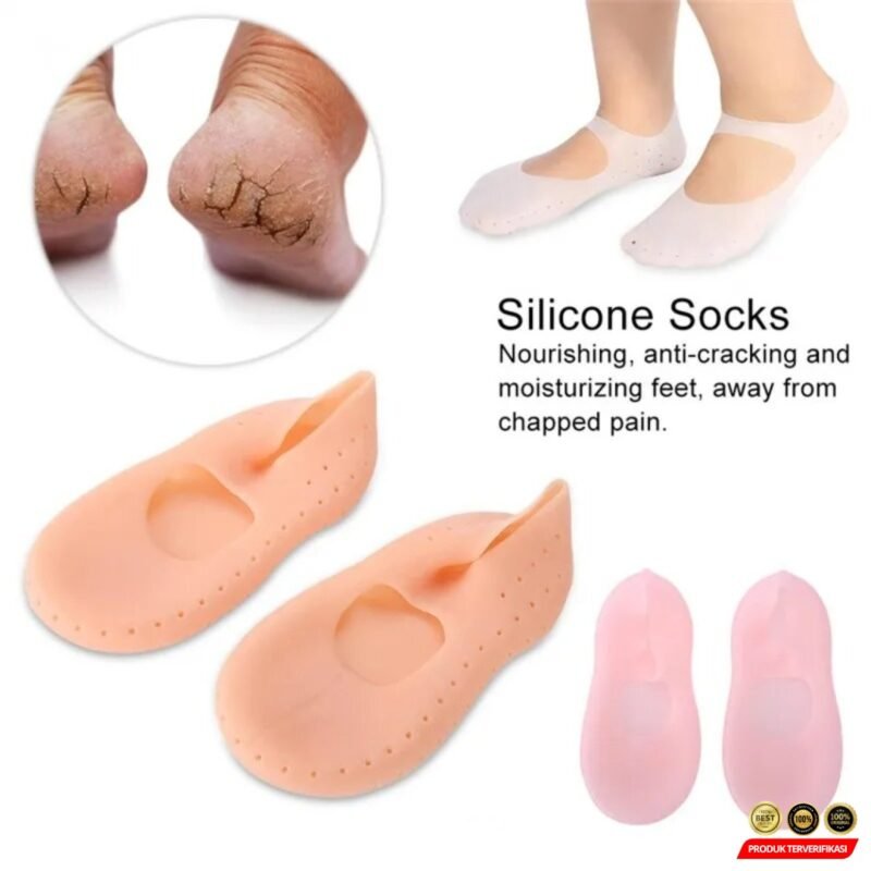 Soumit Kaus Kaki Sepatu Shock Absorb Silicone Gel Anti Slip 2PCS [MRH2] - Image 10