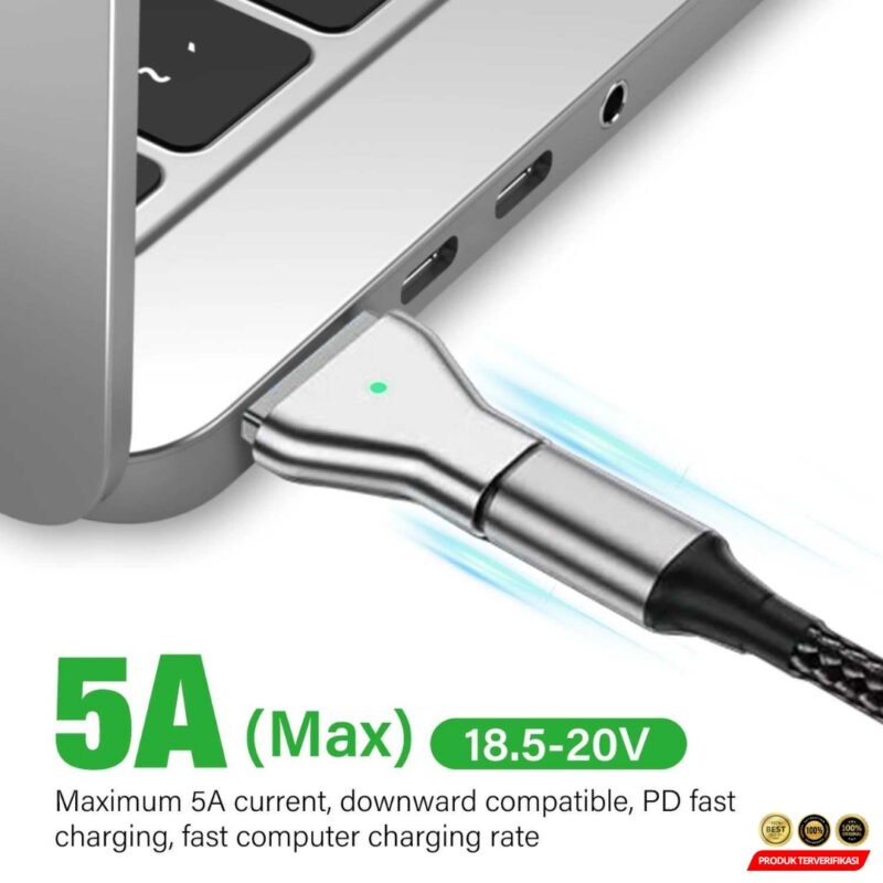 BARU TOPDRA Adapter Type C to MagSafe 2 PD Fast Charging MacBook 5A 100W - [MRH2] - Image 4
