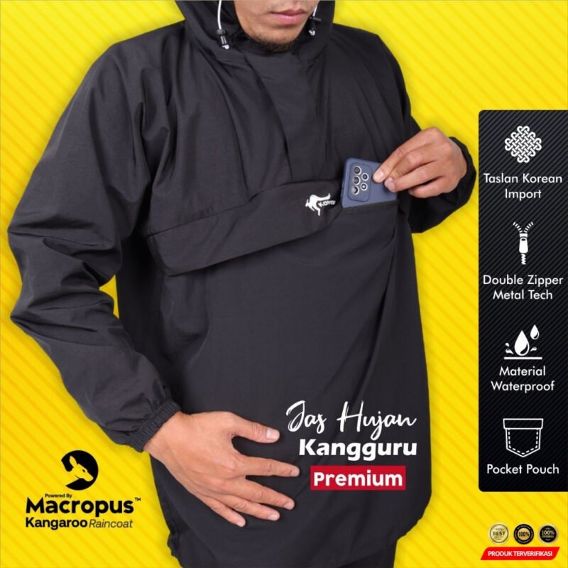 Jas Hujan Kangguru Taslan Import Original Model 560000 - Image 3