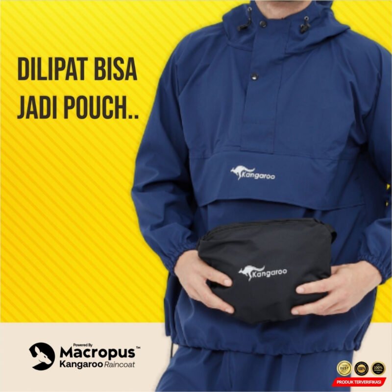 Jas Hujan Kangguru Taslan Import Original Model 560000 - Image 7
