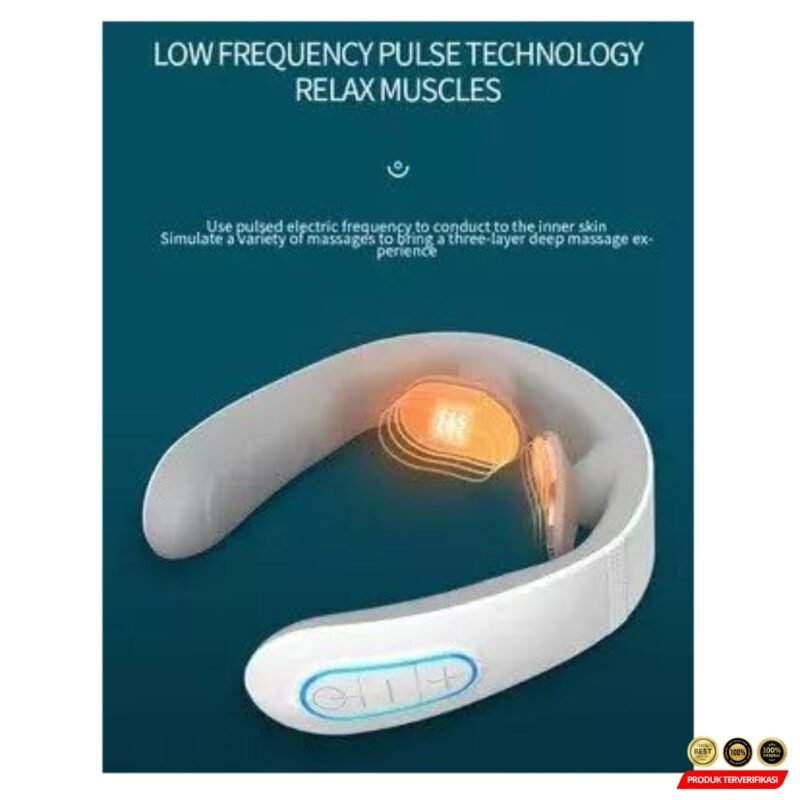 Alat Pijat Leher Neck Massager Compress 6 Mode 15 Level - Gambar 6