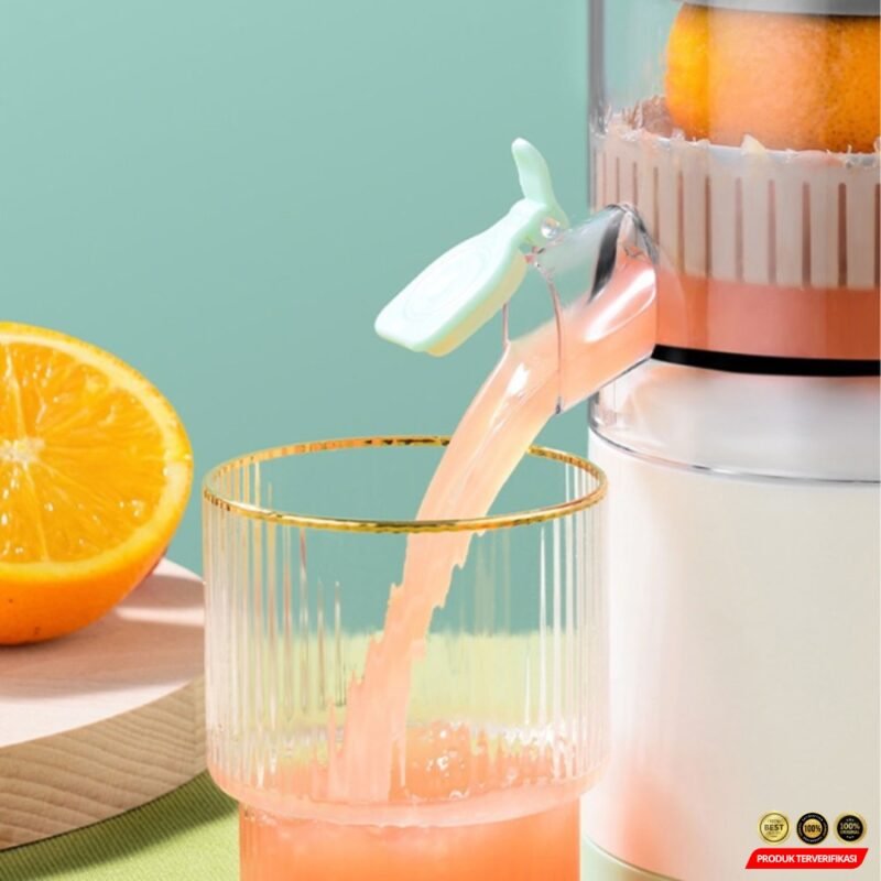 Migecon Alat Peras Jeruk Elektrik Orange Juicer Portable 400ml 45W - Ivory White [MRH2] - Image 3
