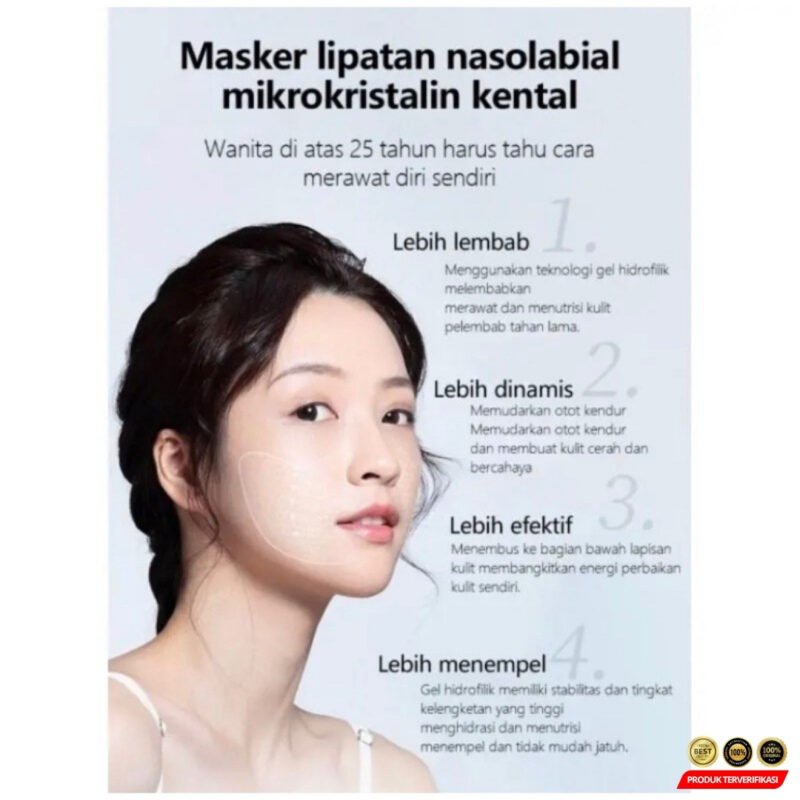 Masker Seomou Garis Senyum Pipi Smile Line V Shape - Image 8