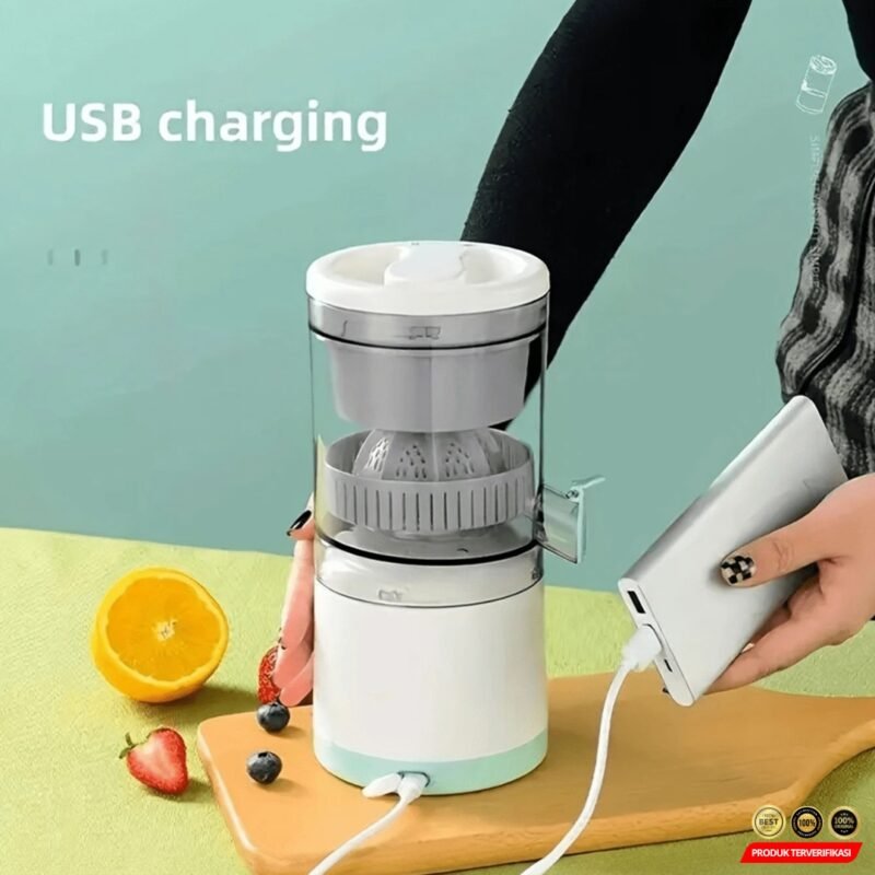 Migecon Alat Peras Jeruk Elektrik Orange Juicer Portable 400ml 45W - Ivory White [MRH2] - Image 5