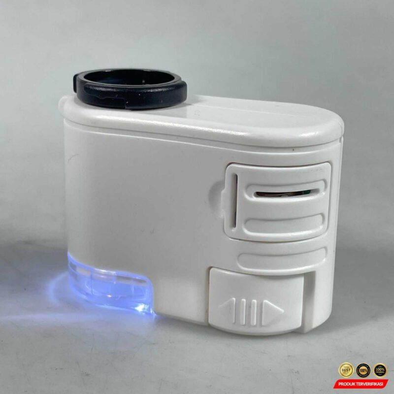 APWIKO Mainan Mikroskop Microscope 60X LED UV Light with Lanyard - [MRH2] - Image 4