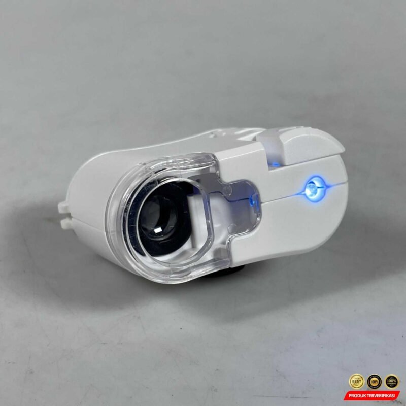 APWIKO Mainan Mikroskop Microscope 60X LED UV Light with Lanyard - [MRH2] - Image 5