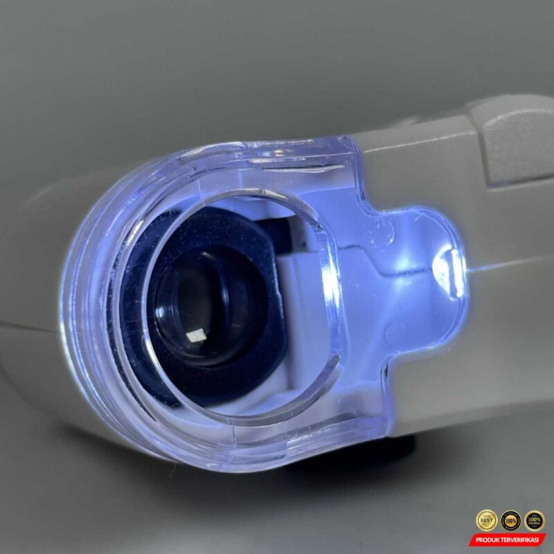 APWIKO Mainan Mikroskop Microscope 60X LED UV Light with Lanyard - [MRH2] - Image 6