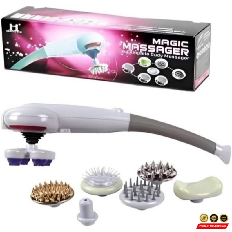 Alat Pijat Elektrik Magic Body Massager 8 in 1 Fascial Massage - [MRH2] - Image 7