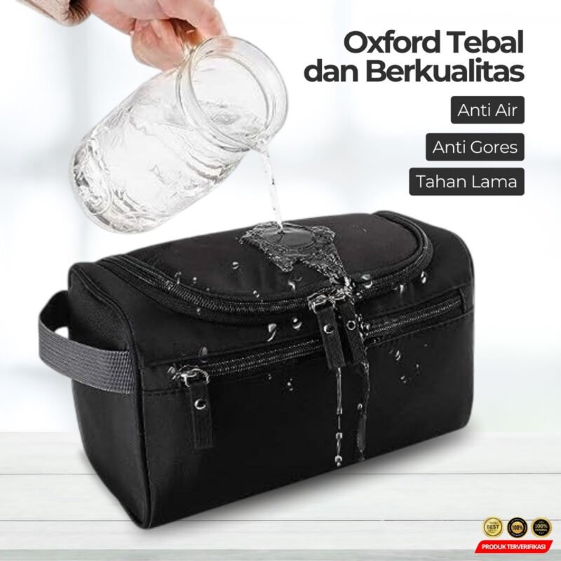 Tas Travel Toiletries Organizer Portable Oxford Waterproof - [MRH2] - Image 6