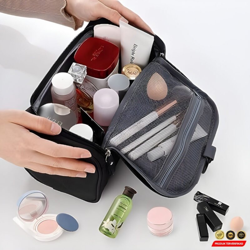 Tas Travel Toiletries Organizer Portable Oxford Waterproof - [MRH2] - Image 7