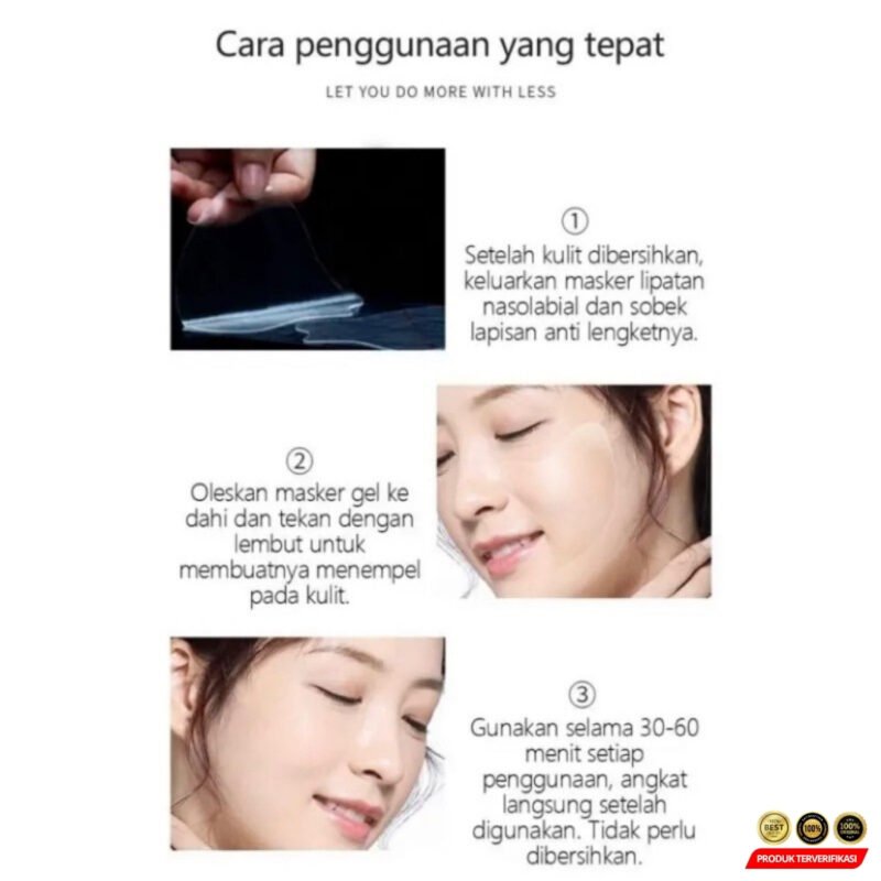 Masker Seomou Garis Senyum Pipi Smile Line V Shape - Image 9