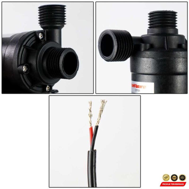 Pompa Air Aquarium Ikan Submersible Pump 12V 22W - Image 4