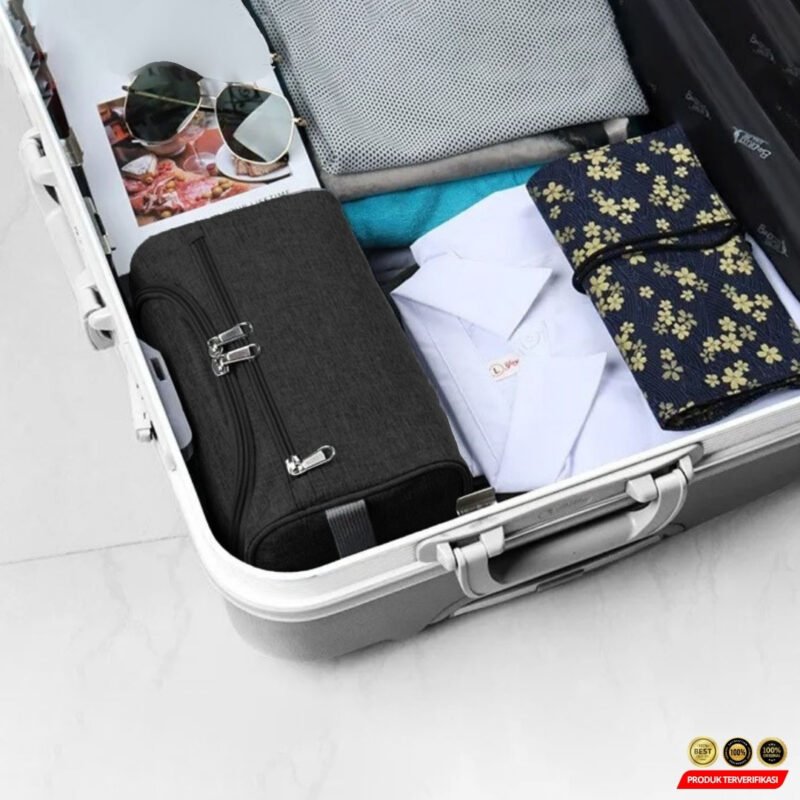 Tas Travel Toiletries Organizer Portable Oxford Waterproof - [MRH2] - Image 9