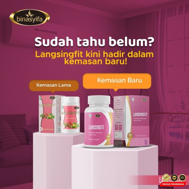 LANGSINGFIT Obat Diet Pelangsing Langsing Penurun Berat Badan Original BPOM Binasyifa Herbal - Image 2