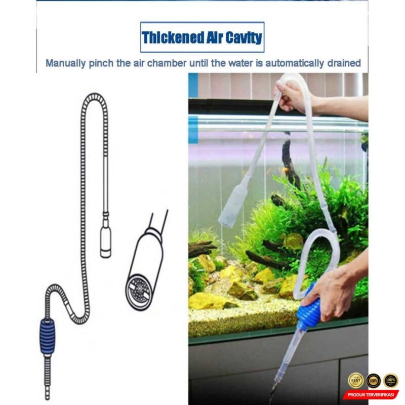 Siphon Pompa Aquarium Water Charge Pump 1.7M - [MRH2] - Image 4