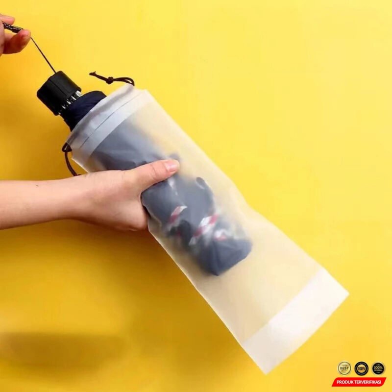 Starriest Tas Payung Drawstring Matte Translucent Storage Bag - [MRH2] - Image 3