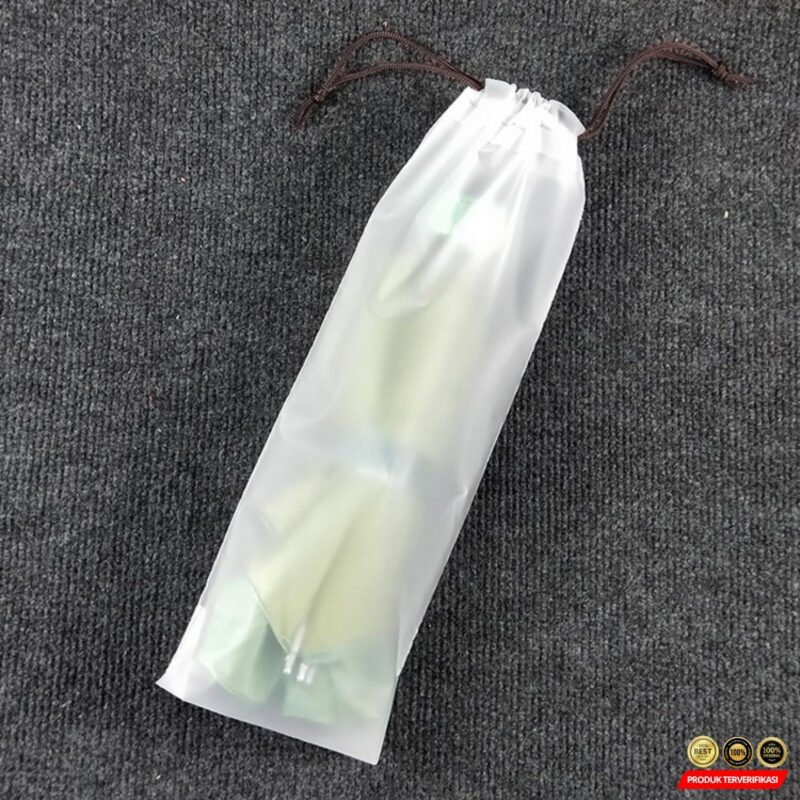 Starriest Tas Payung Drawstring Matte Translucent Storage Bag - [MRH2] - Image 6
