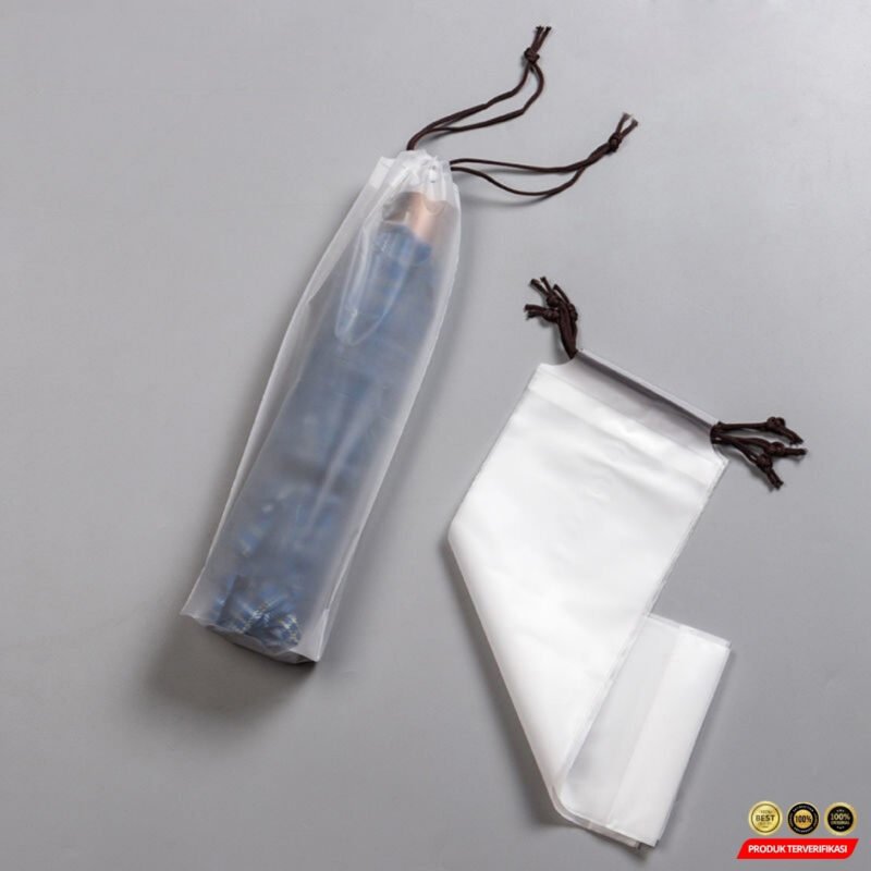Starriest Tas Payung Drawstring Matte Translucent Storage Bag - [MRH2] - Image 7