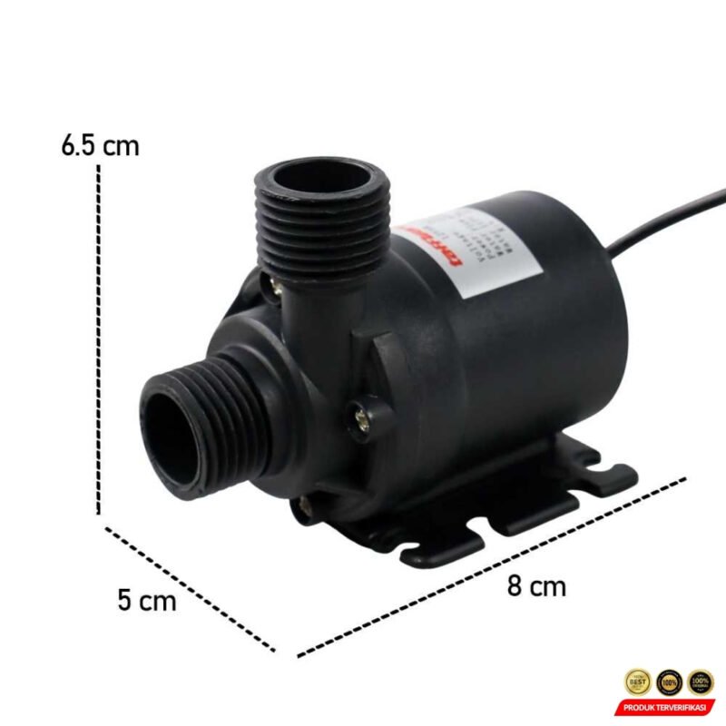 Pompa Air Aquarium Ikan Submersible Pump 12V 22W - Image 6