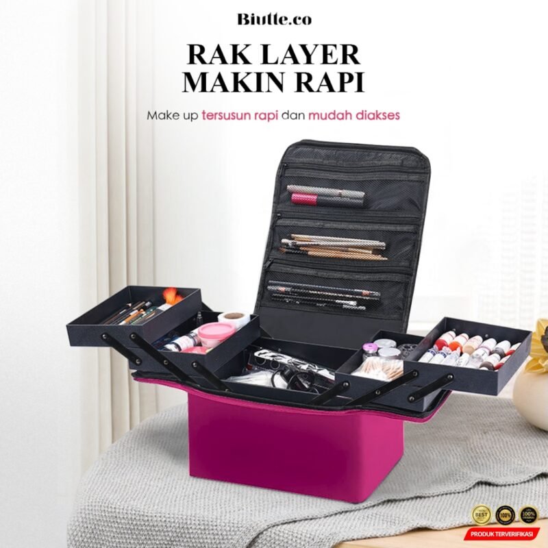 Tas Organizer Make Up Rak Perhiasan Wanita - Image 3