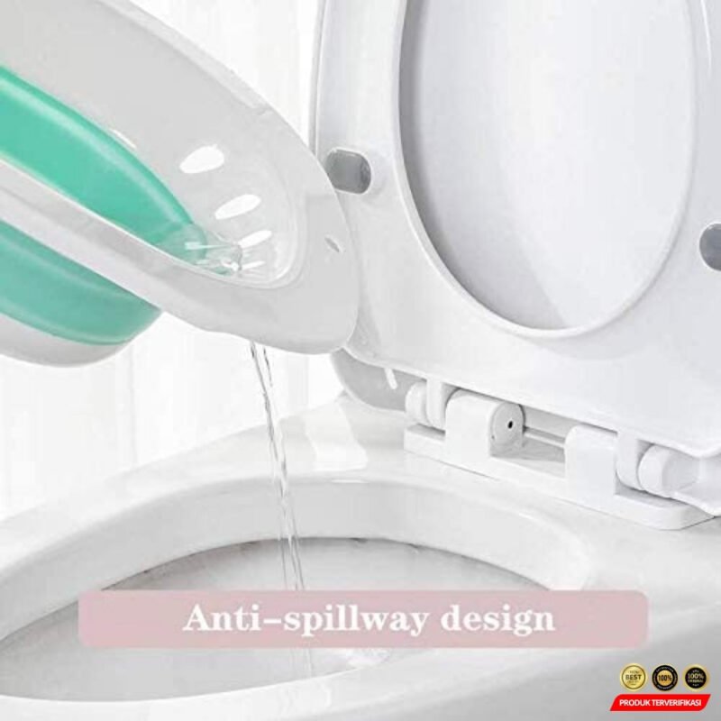 Sitz Bath Baskom Kloset Perawatan Wasir Perineum Foldable - Image 3