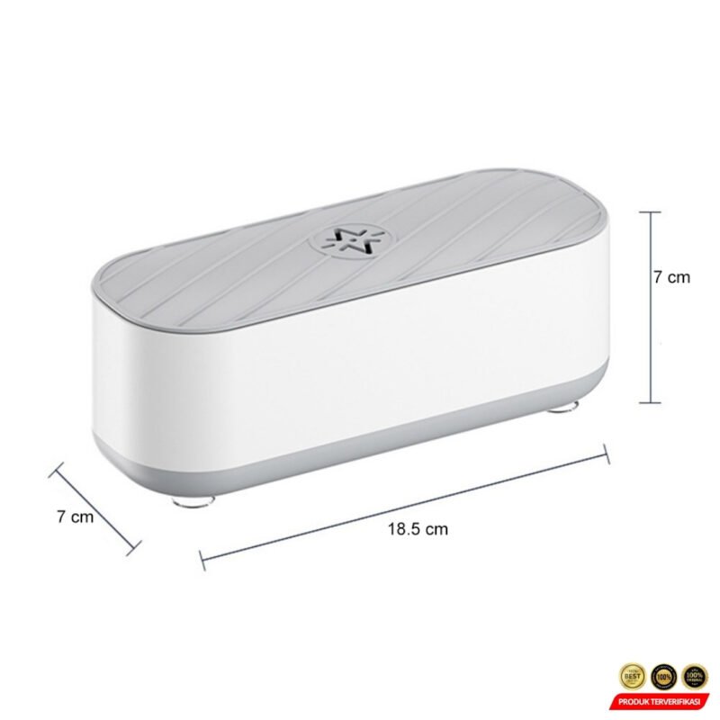 MOJOYCE Pembersih Ultrasonic Cleaning Machine - Gray/White - [MRH2] - Image 2