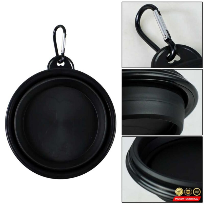 BaoRun Wadah Makanan Anjing Lipat Bowl Foldable Collapsible - [MRH2] - Image 5