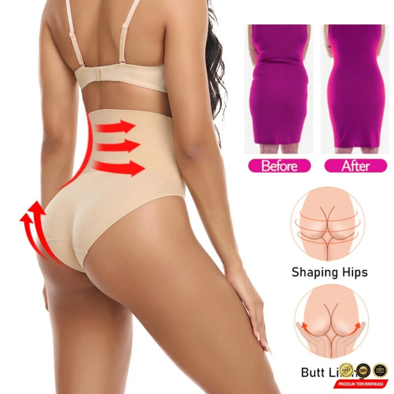 Celana Dalam Wanita Seamless Shaper High Waist Panties - Image 8