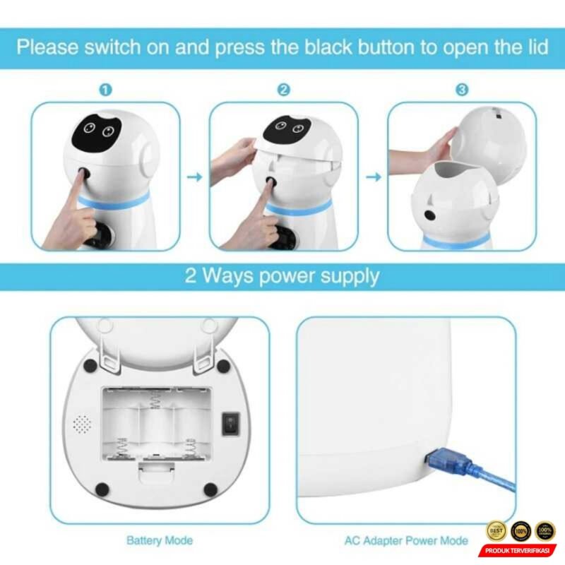 ZKYJ Tempat Makan Hewan Otomatis Pet Food Dispenser 3.5L - [MRH2] - Image 5