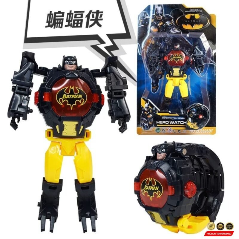 Jam Tangan Digital Robot Karakter Super Hero Anak Best Seller (Lampu) - Image 4