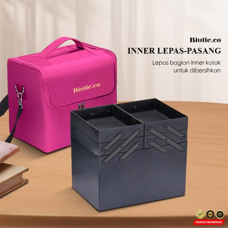 Tas Organizer Make Up Rak Perhiasan Wanita - Image 5
