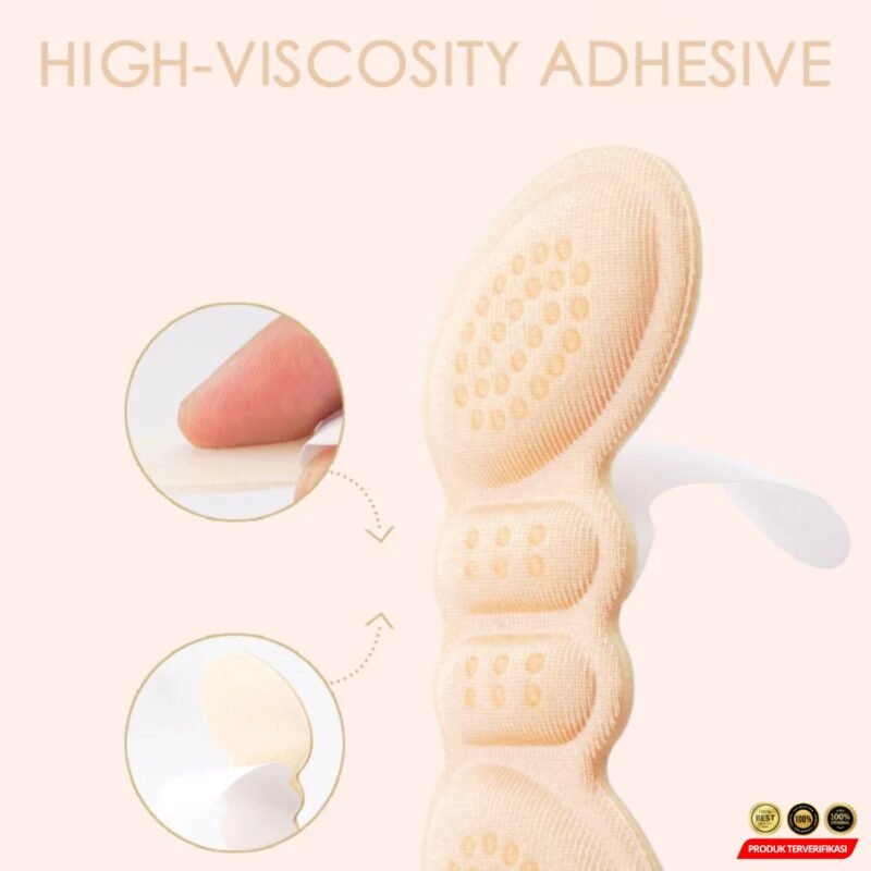 Bantalan Pelindung Tumit Insole Shoes Heel Pads Surround Protection 6mm - Gambar 6