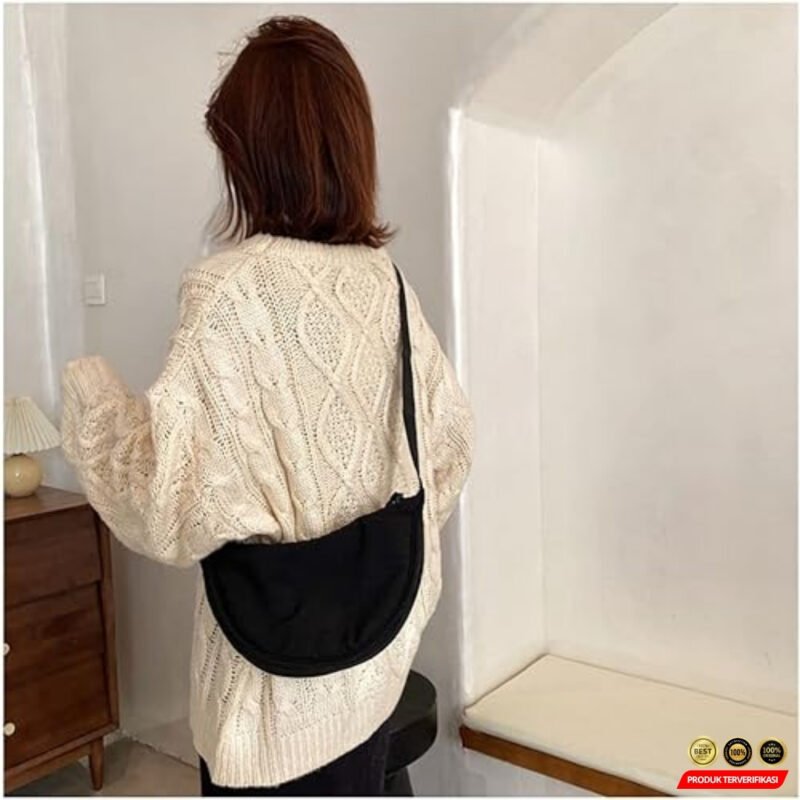 Tas Selempang Crossbody Sling Bag Dumpling Adjustable Strap - Image 3