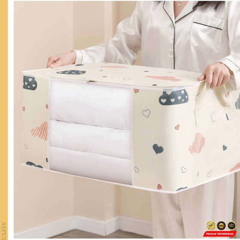 ASFULL Tas Penyimpanan Multifungsi Baju, Selimut Duffel Bag Oxford - [MRH2] - Image 5