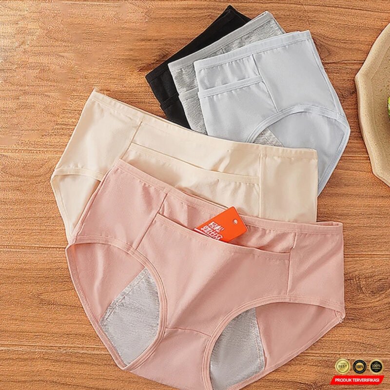 Celana Dalam Wanita Menstrual Panties Leak Proof Breathable M - Image 4
