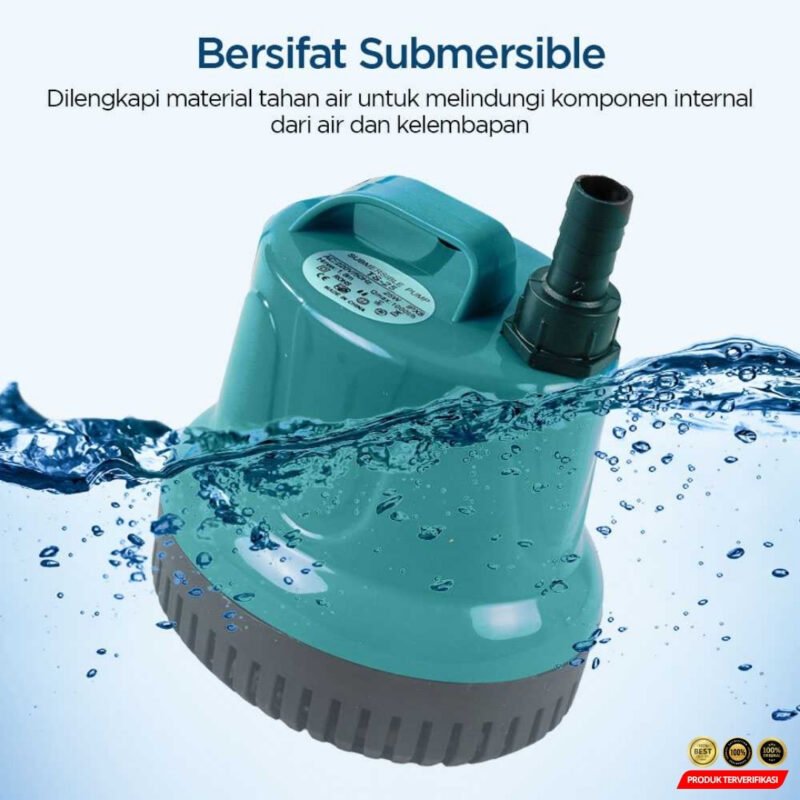 DONG HONG Pompa Air Aquarium Mini Submersible Pump EU Plug 220V - [MRH2] - Image 8