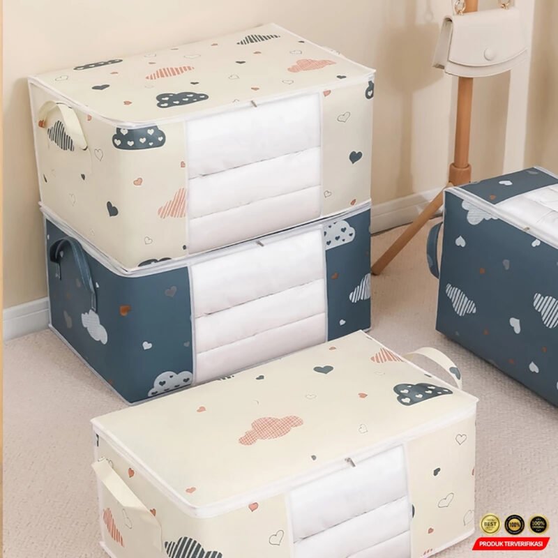 ASFULL Tas Penyimpanan Multifungsi Baju, Selimut Duffel Bag Oxford - [MRH2] - Image 2