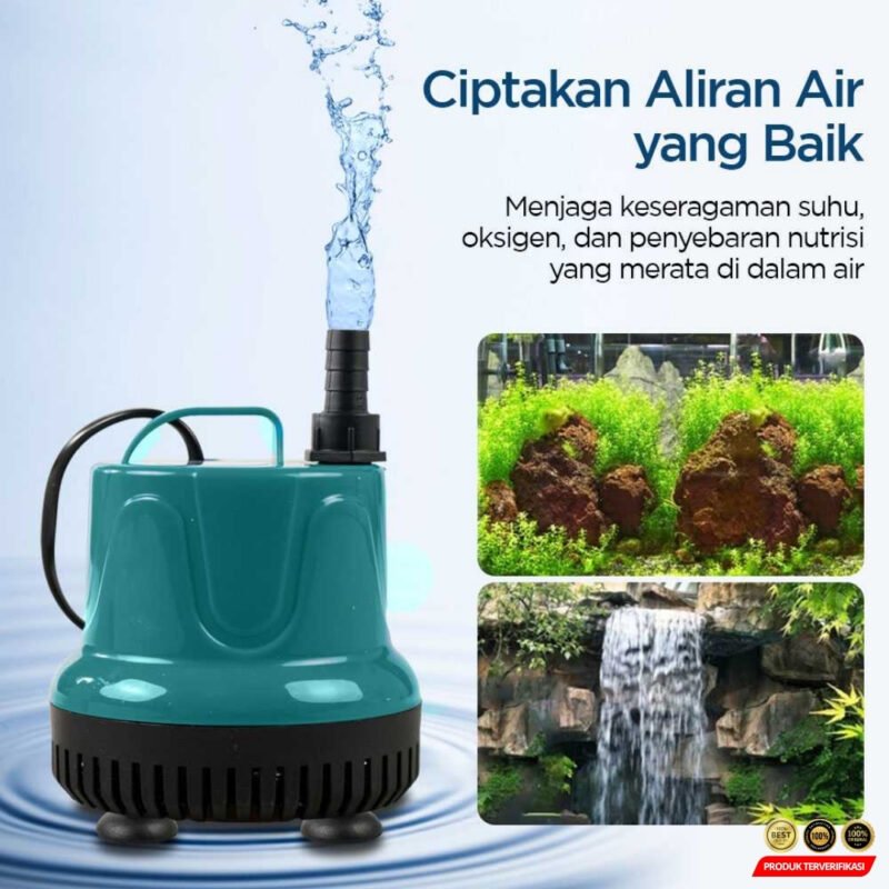 DONG HONG Pompa Air Aquarium Mini Submersible Pump EU Plug 220V - [MRH2] - Image 7