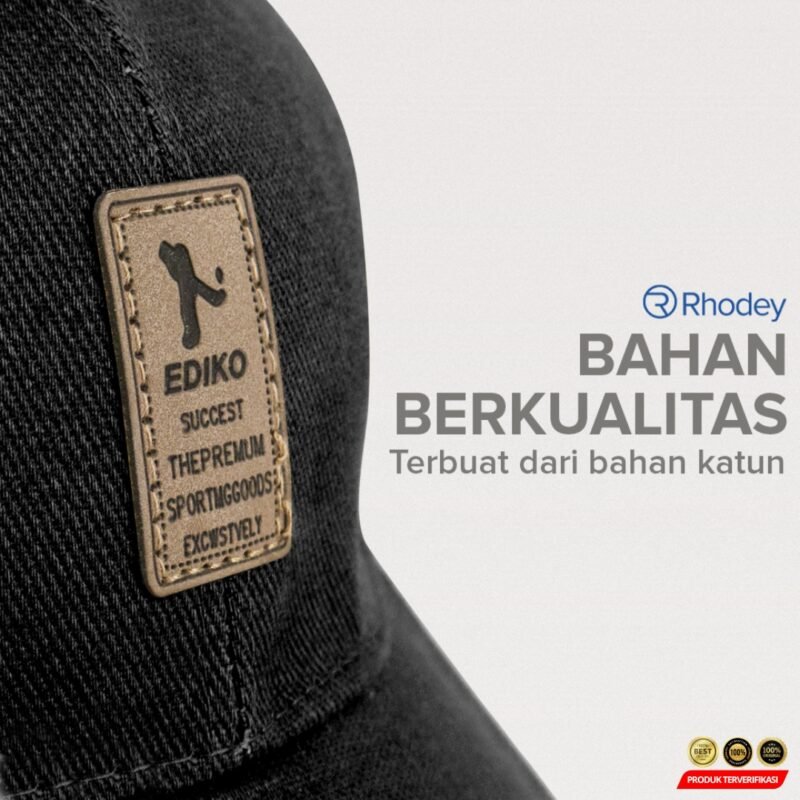 Rhodey EDIKO Topi Baseball Cap Polos Logo Ediko Golf [MRH2] - Image 6