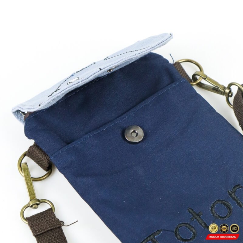 Tas Selempang Mini Crossbody Bag Canvas Model Totoro - Image 5