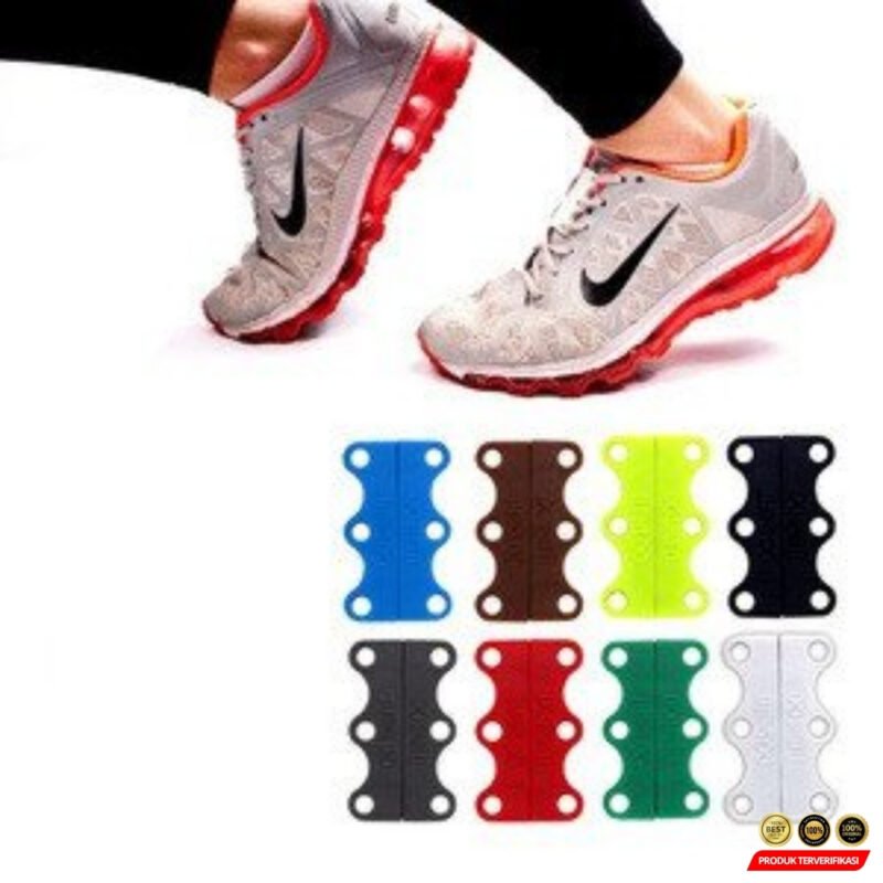 HooJun Tali Sepatu Magnet Automatic Shoes Buckle - Black [MRH2] - Image 8