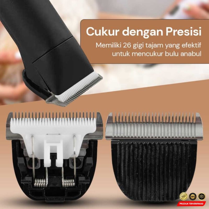 Mata Pisau Alat Cukur Hewan Stainless Steel Pet Clipper Blade - Gambar 3