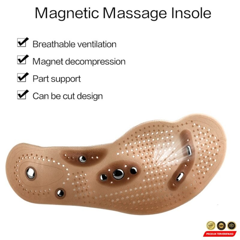 ZJHAO Sol Alas Kaki Magnet Terapi Kesehatan Bionic Orthopedic Insole [MRH2] - Image 4