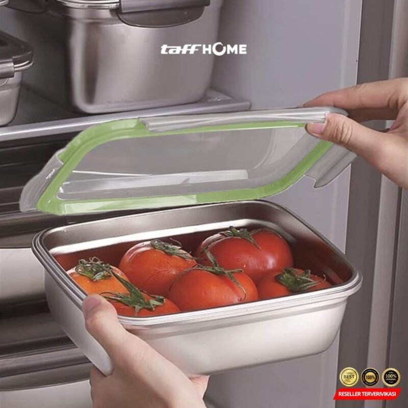 Kotak Makan Anti Tumpah Lunch Box Stainless Steel 304 350ml - Image 7
