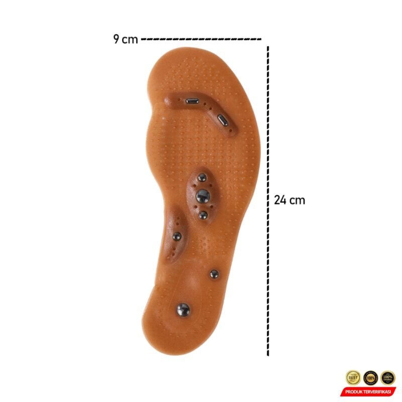 ZJHAO Sol Alas Kaki Magnet Terapi Kesehatan Bionic Orthopedic Insole [MRH2] - Image 10