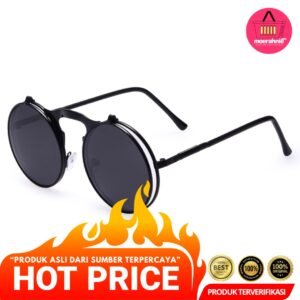 Kacamata Hitam Round