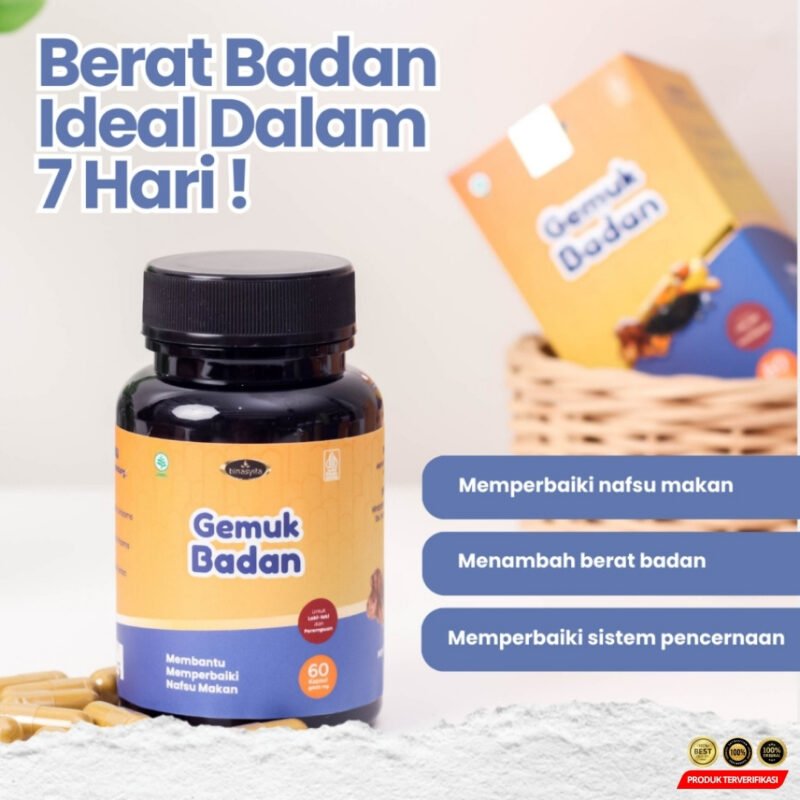 Kapsul Penggemuk Penambah Berat Badan Nafsu Makan Dewasa Permanen - [MRH2] - Image 3