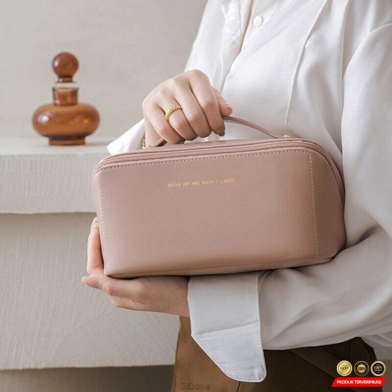 Dihope Tas Make Up Besar 6 Slot Portable Organizer Make Up Pouch - [MRH2] - Image 6