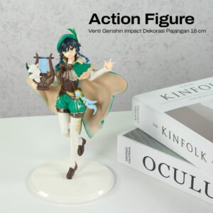 LimuToy Action Figure Venti Genshin Impact Dekorasi Pajangan 18cm